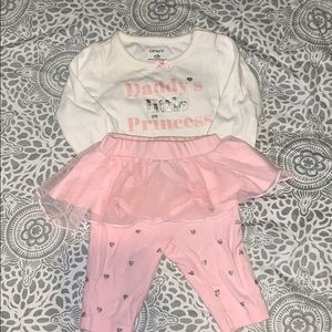 Carter’s “Daddy’s little princess” set
